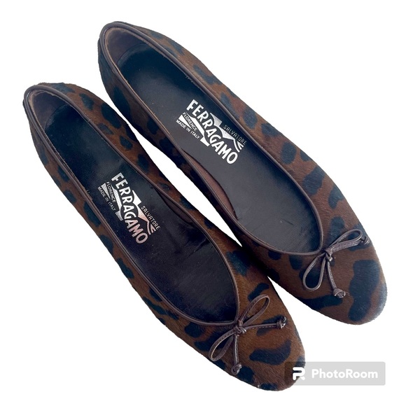 Salvatore Ferragamo pony hair animal print flats - Picture 2 of 7